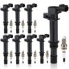 Picture of UF270 Ignition Coil & 4503 Double Iridium Spark Plug for 00-07 Dodge Ram 1500,Dakota,Durango/Jeep 99-08 Grand Cherokee,06-07 Commander/Chrysler Aspen/Mitsubishi Raider 4.7L V8 Replaces# 5C1114 UF297