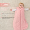 Picture of FILLEEP Fleece Baby Sleep Sack 18-24 Months 2.5 Tog with Plush Dots, Winter Baby Wearable Blanket for Infant Toddler Sleeping Sack 2-Way Zipper Warm Sleep Sack, Pink
