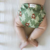 Picture of Esembly Cloth Diaper Outer, Waterproof Cloth Diaper Cover, Swim Diaper, Leak-Proof and Breathable Layer Over Prefolds, Flats or Fitteds, Reusable Diaper with Snap Closure, Size 2, Peek-a-Bear