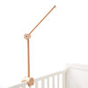 Picture of Baby Crib Mobile Arm - Wooden Baby Mobile Crib Holder Height Adjustable for Hanging Baby Crib Attachment for Nursery Decor