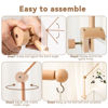 Picture of Baby Crib Mobile Arm - Wooden Baby Mobile Crib Holder Height Adjustable for Hanging Baby Crib Attachment for Nursery Decor