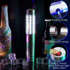 Picture of Upgrade 4 Pcs Bottle Service Lights LED Strobe Baton Bottle Girl Lights Bright Rechargeable Bottle Service Sparklers Champagne Handheld Light for Club Wedding Party Concert Event Outdoor(Silver)