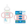 Picture of Dr. Brown's Milestones 100% Silicone Baby Bottle Handles, Wide-Neck, Removable Easy-Grip Transitional Sippy Cup Handles, Light Pink, 4m+, 1 Pack