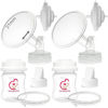 Picture of Nenesupply 21mm Pump Parts Compatible with Spectra S2 Spectra S1 9 Plus Breast Pump Replace Spectra Pump Parts Replace Spectra S2 Accessories Flange Duckbill Valve Tubing Backflow Protector