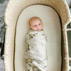 Picture of GRSSDER Baby Blankets Super Soft Jersey Knit Swaddle Blanket for Baby Girls and Boys, Double Layer Receiving Blankets 34 x 44 Inches Extra Large for Baby Show Gift