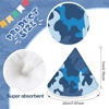 Picture of Timgle 10 Pcs Coral Velvet Pee Covers Baby Boy, Strong Water Absorption Pee Shield for Baby Boy, Reusable Pee Cap, Diaper Changing Accessory for Boys Newborn Gift (Camouflage)