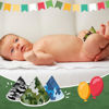 Picture of Timgle 10 Pcs Coral Velvet Pee Covers Baby Boy, Strong Water Absorption Pee Shield for Baby Boy, Reusable Pee Cap, Diaper Changing Accessory for Boys Newborn Gift (Camouflage)
