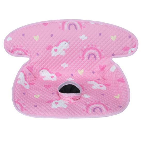 Picture of INFANZIA Dry Seat, Car Seat Protector Waterproof Carseat Liner Potty Training Toddlers, Baby and Infants, Piddle Pad for Carseats Strollers, Pink