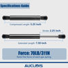 Picture of SE075P70 C16-18354 7.5 inch 70lb/311N Gas Strut Shock Lift Support Spring for Sentry Safe Door RV Camper Overhead Cabinet Lid Storage Sentrysafe Tool Box Strut Replacement Parts, Set of 2 by AUCLIDIS