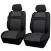 Picture of CAR PASS Car Seat Covers Front Seats Only, 3D Air Mesh Car Seat Cover with 5mm Composite Sponge Inside,Airbag Compatible Universal Fit SUV,Vans,Sedan,Trucks, Automotive Interior Covers(Black Charcoal