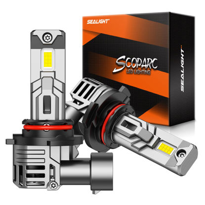 Picture of SEALIGHT 2024 Newest 9005 Bulbs, 20000LM Fog Light 6500K with Cooling Fan, 1:1 Design Fog Light Bulbs for Powersports ATV/UTV, Plug-N-Play, Pack of 2