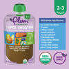 Picture of Plum Organics Super Smoothie Organic Toddler Food - Pear, Sweet Potato, Spinach, Blueberry, Bean, and Oat - 4 oz (Pack of 4)