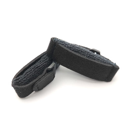 Picture of SAPHUE 2PCS Guitar String Mute Damper,Guitar String Cover Tape, Adjustable Bass Mute, Fingerboard Mute Tape, Musical Instrument Accessories（Black）