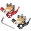 Picture of SINGARO Car Battery Terminal Connector, 4 Way Positive and Negative Pole Quick Release Terminal Clip, Applicable to SAE/JIS A Type Terminal Post, Compatible with Cars, Trucks and More（Gold-B）