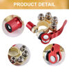 Picture of SINGARO Car Battery Terminal Connector, 4 Way Positive and Negative Pole Quick Release Terminal Clip, Applicable to SAE/JIS A Type Terminal Post, Compatible with Cars, Trucks and More（Gold-B）