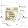 Picture of Terra Size 4 Diapers: 85% Plant-Based Diapers, Ultra-Soft & Chemical-Free for Sensitive Skin, Superior Absorbency for Day or Nighttime Diapers, Designed for Toddlers 22-30 Pounds, 18 Count