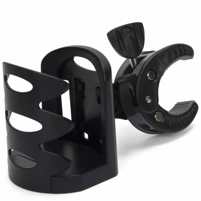 Picture of Crescendo CR-25 Drink Bottle Holder - Cup Caddy - Water, Other Beverage - Mount Clamp Accessory for Mic Stand, Handle Bar, Pole, Music or Microphone Boom Stand