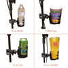 Picture of Crescendo CR-25 Drink Bottle Holder - Cup Caddy - Water, Other Beverage - Mount Clamp Accessory for Mic Stand, Handle Bar, Pole, Music or Microphone Boom Stand