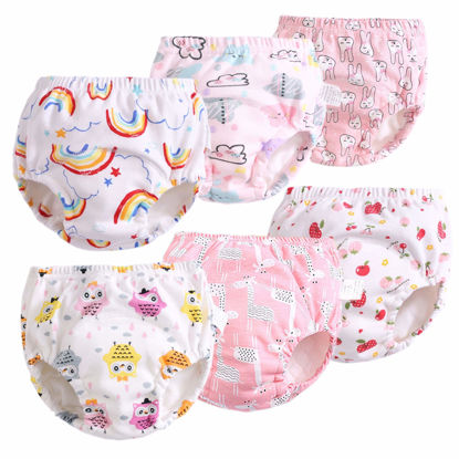 Picture of Potty Training Underwear for Girls Boys Potty Training Pants (4T,Pink)