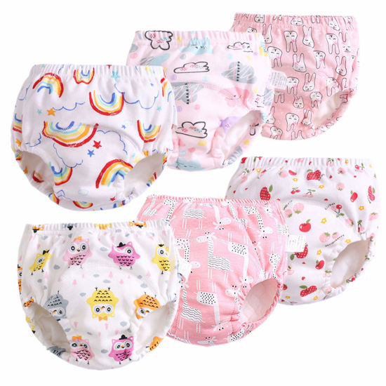 Picture of Potty Training Underwear for Girls Boys Potty Training Pants (4T,Pink)