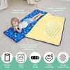 Picture of ACRABROS Toddler Nap Mat with Pillow and Blanket, Extra Large Rolled Napping Mats,Slumber Bags for Boys Girls,Kids Sleeping Bag for Daycare, Preschool Travel Camping, Dinosaur