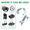 Picture of Heavy Duty Dj Light Clamps 4 Pack 180lb, Czgor Lighting c Clamp Hanging Device Max.Load 180lb Aluminum Alloy Truss Clamp Used for Par Light Moving Head Beam Stage Lighting Accessories (38-76mm)
