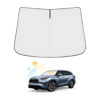 Picture of Canvcle Windshield Sun Shade for Toyota Highlander 2020-2024 Accessories Thicken 6-Layer Front Window Sunshade Cover Sun Visor Protector Foldable Block UV Rays Keep Vehicle Cool