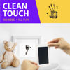 Picture of Large Clean Touch Ink Pad for Baby Handprints and Footprints - Inkless Infant Hand & Foot Stamp - Safe for Babies, Doesn’t Touch Skin - Perfect Family Memory or Gift, Black Print Kit by Tiny Gifts