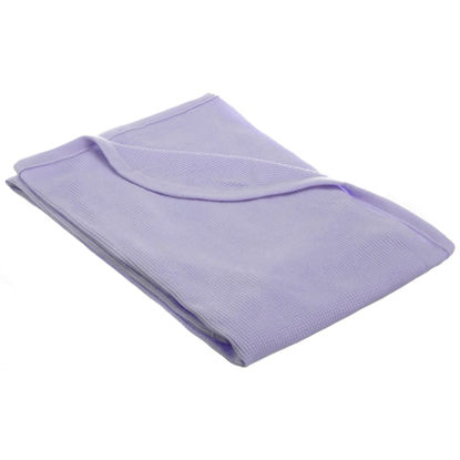 Picture of American Baby Company 100% Cotton Thermal Waffle Swaddle Blanket, Soft, Breathable & Stretchy, Lavender, 30" x 40" for Boys and Girls, Perfect for Swaddling, Travel and Gifting