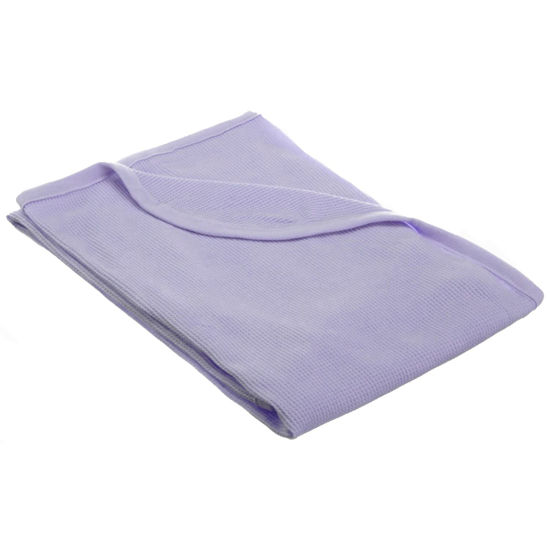 Picture of American Baby Company 100% Cotton Thermal Waffle Swaddle Blanket, Soft, Breathable & Stretchy, Lavender, 30" x 40" for Boys and Girls, Perfect for Swaddling, Travel and Gifting