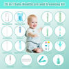 Picture of Baby Healthcare and Grooming Kit, 26 in 1 Portable Baby Safety Care Set with Hair Brush Comb Nasal Aspirator Electric Nail Trimmer Set Baby Essentials kit for Newborn Boys Girls (Green 26 in 1)