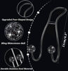 Picture of MTGOCHA Bling Purse Hook for Car Headrest Hooks Upgraded Cute Car Purse Hooks Car Seat Hooks for Headrest Metal Car Bag Hooks Car Purse Holder Hook Hanger Bling Car Accessories for Women,A Black
