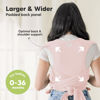 Picture of KeaBabies Baby Wraps Carrier, D-Lite Baby Wrap - Easy-Wearing, Adjustable Baby Sling Carrier, Baby Carrier Newborn to Toddler, Infant Baby Carrier Wrap Holder, Ring Sling Baby Carrier (Dusty Pink)