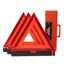 Picture of WORKKOOL Safety Triangles DOT Approved, Standard Warning Triangles Enmergency Reflector, Emergency Triangles for Vehicles with Carry Case(3 Pack,Without Sand)