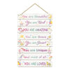 Picture of Girls Room Decor Unicorn Room Decor for Girls Bedroom Inspirational Wall Art for Kids Rainbow Wall Decorations Little Girl Toddler Room Wood Sign Nursery Room Decor (unicorn-2)