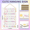 Picture of Girls Room Decor Unicorn Room Decor for Girls Bedroom Inspirational Wall Art for Kids Rainbow Wall Decorations Little Girl Toddler Room Wood Sign Nursery Room Decor (unicorn-2)