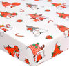 Picture of UOMNY Crib Sheet Christmas Fitted Crib Sheets Baby Sheet for Standard Crib and Toddler Mattresses Nursery Bedding Sheet Crib Mattress Sheets for Boys and Girls 1 Pack Space Toddler Sheet