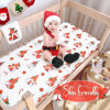 Picture of UOMNY Crib Sheet Christmas Fitted Crib Sheets Baby Sheet for Standard Crib and Toddler Mattresses Nursery Bedding Sheet Crib Mattress Sheets for Boys and Girls 1 Pack Space Toddler Sheet
