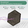 Picture of Hexagonal Acoustic Panels-12 Pack High-Density Sound Absorbing Panels 12"X10"X0.4" for Enhanced Noise Reduction, DIY Design, Idea for Studios, Offices, and Home Theaters(Coffee Brown)