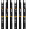 Picture of 5A Carbon Fiber Drum Sticks 6 Pair Drumsticks Unique Wave non-slip Drumsticks