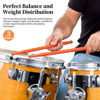 Picture of 5A Carbon Fiber Drum sticks Durable Drumsticks (3 Pair Orange)