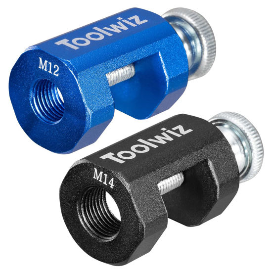 Picture of Toolwiz Spark Plug Gap Tool, 2pcs Spark Plug Gapping Tool, High Precise Spark Gap Adjustment Kit Compatible with 12mm 14mm Thread Spark Plug