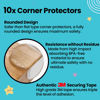 Picture of Booboo (42 Pack) Child Safety Baby Proofing Kit | x10 Cabinet Drawer Locks, x10 Corner Guards, x20 Outlet Covers, x2 Door Lever Lock | Baby Proof Your Home & Kitchen with No Trapped Fingers