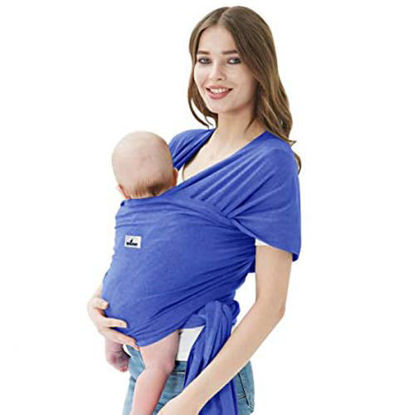 Picture of Baby Wrap Carrier Jeroray Baby Wrap,Hands Free Baby Carrier Infant Carrier,Lightweight,Breathable,Softness,Perfect for Babies Shower Gift,Purple