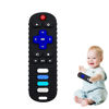 Picture of Silicone Baby Teething Toys, Teething Toys for Babies 3 6 18 24 Months, Baby Silicone Chew Toys,Remote Control Shape Teething Toys,BPA Free (Black)
