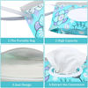 Picture of FEBSNOW 2 Pack Baby Wipe Dispenser, Reusable Portable Wipe Holder, Baby Wipes Container, Travel Baby Wipes, Refillable Wet Wipe Pouch (Floral)