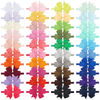 Picture of jollybows 40pcs Baby Girls Grosgrain Ribbon Hair Bows Headbands 3" Hair Band Hair Accessories for Infants Newborn Toddler