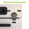 Picture of SAFELON 1 Pcs Baby Safety Oven Door Lock, Double Button Oven Lock for Kitchen Safety (Clear-Black)