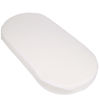 Picture of Mecc ecoh Baby Bassinet Mattress with 100% Breathable Cover, Water-Resistant Lining Rattan Oval Bassinet Pad, Hypoallergenic, Non-Toxic, Safer, Hypoallergenic, for Moses Basket, 15" x 30" x 2"