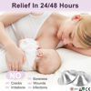 Picture of Boboduck The Original Silver Nursing Cups - Nipple Shields for Nursing Newborn, Newborn Breastfeeding Essentials Must Haves for Soothe and Protect Your Nursing Nipples - 925 Silver (X-L Size)